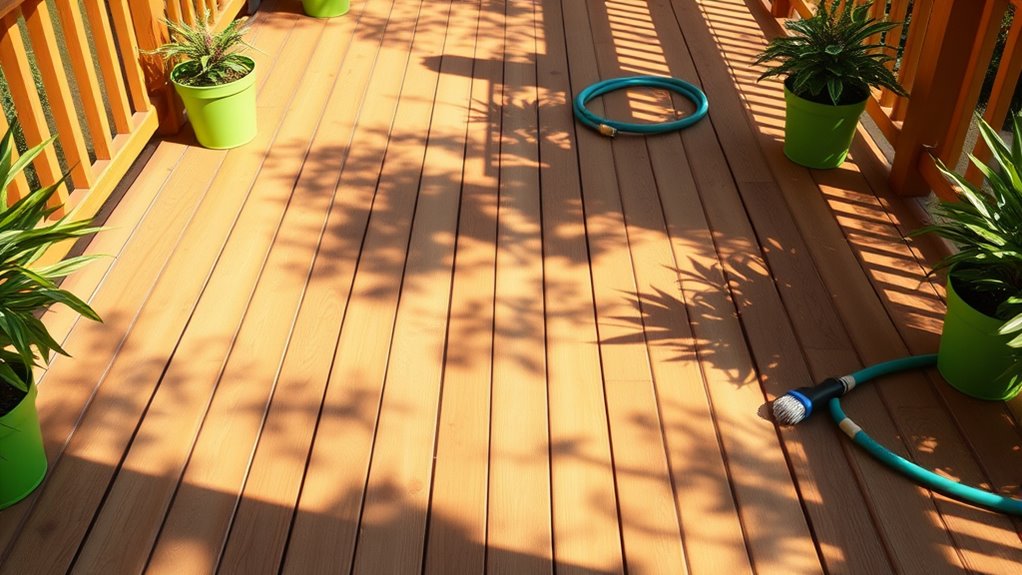 deck cleaning and preparation