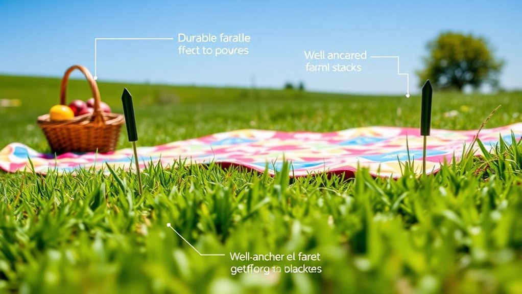 14 Best Picnic Blankets With Stakes to Keep You Covered and Stable 31 durable portable picnic blanket