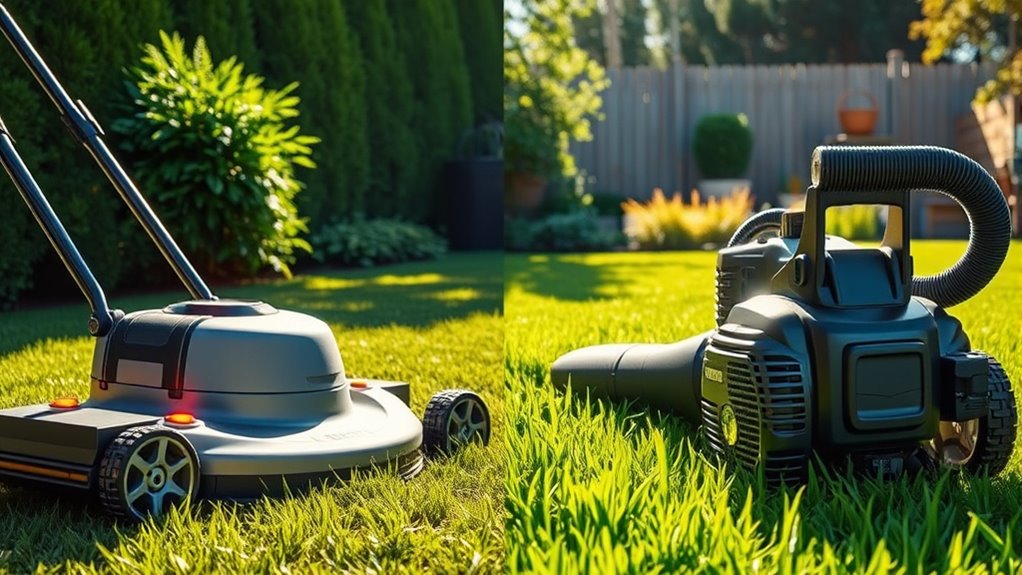 electric mowers suit small yards