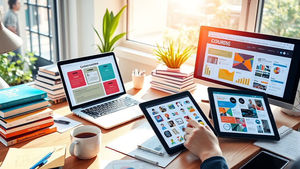 engaging visual interactive organized