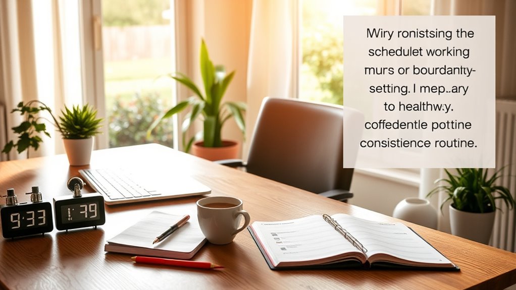 How to Maintain a Healthy Work-Life Balance at Home 5 establish consistent work schedule