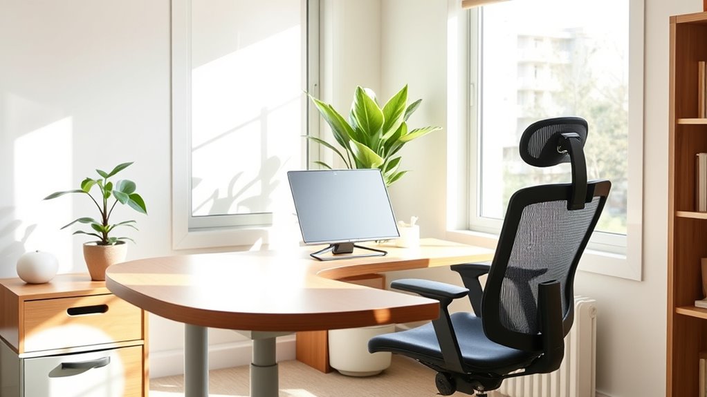 How to Set Up an Ergonomic Home Office 3 evaluate space choose furniture