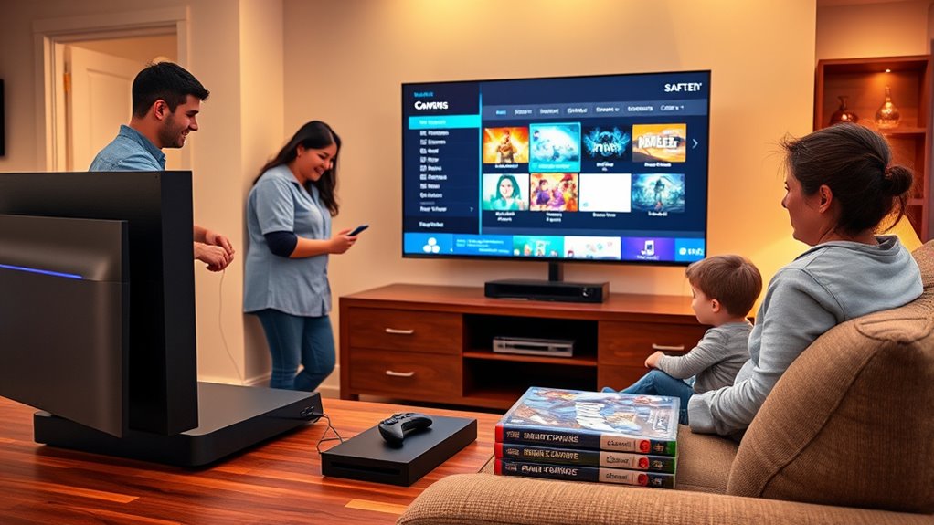 family friendly gaming setup