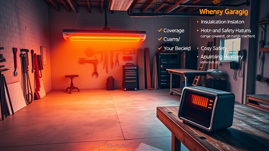 garage heater selection criteria