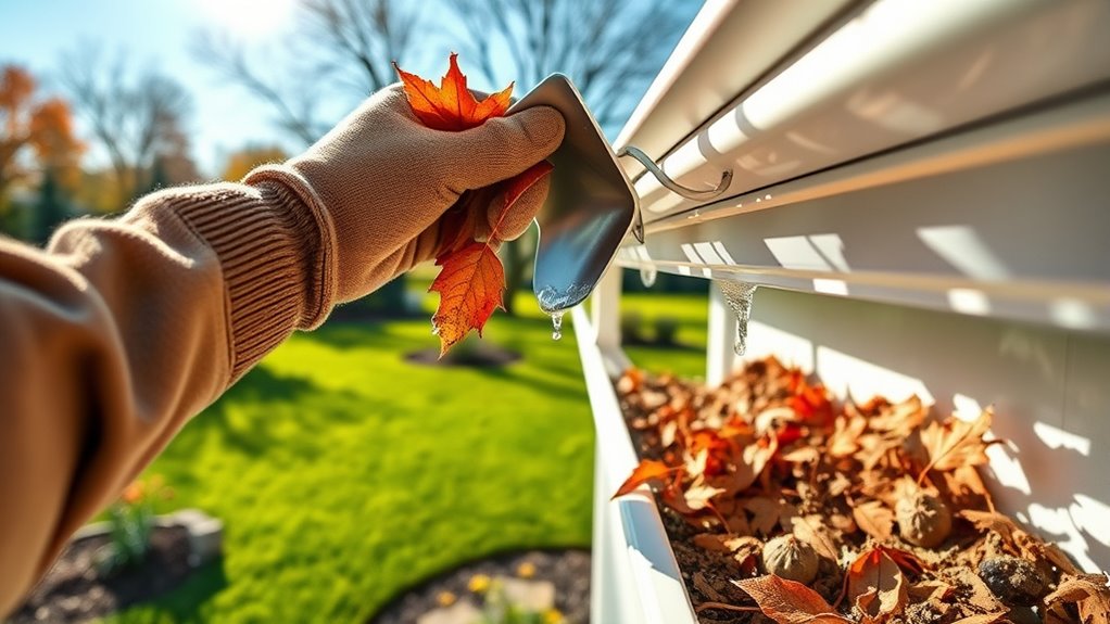 gutter cleaning and maintenance