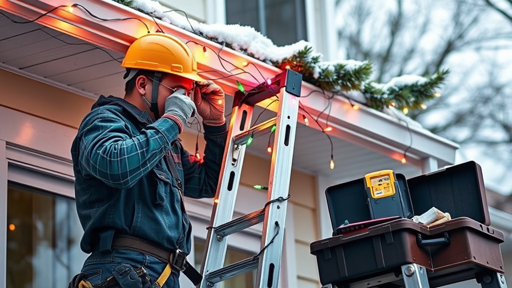holiday lights safety precautions