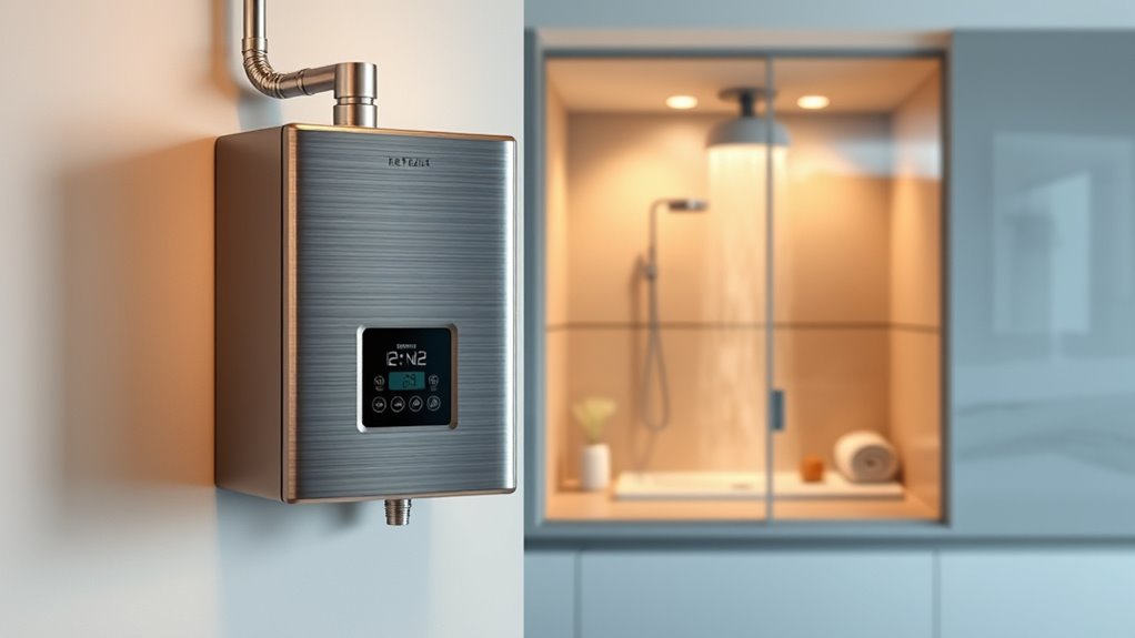 hot water efficiency space