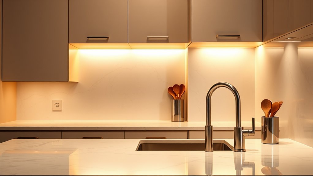 Creative Smart Lighting Ideas for Every Room 5 illuminated customizable kitchen workspace