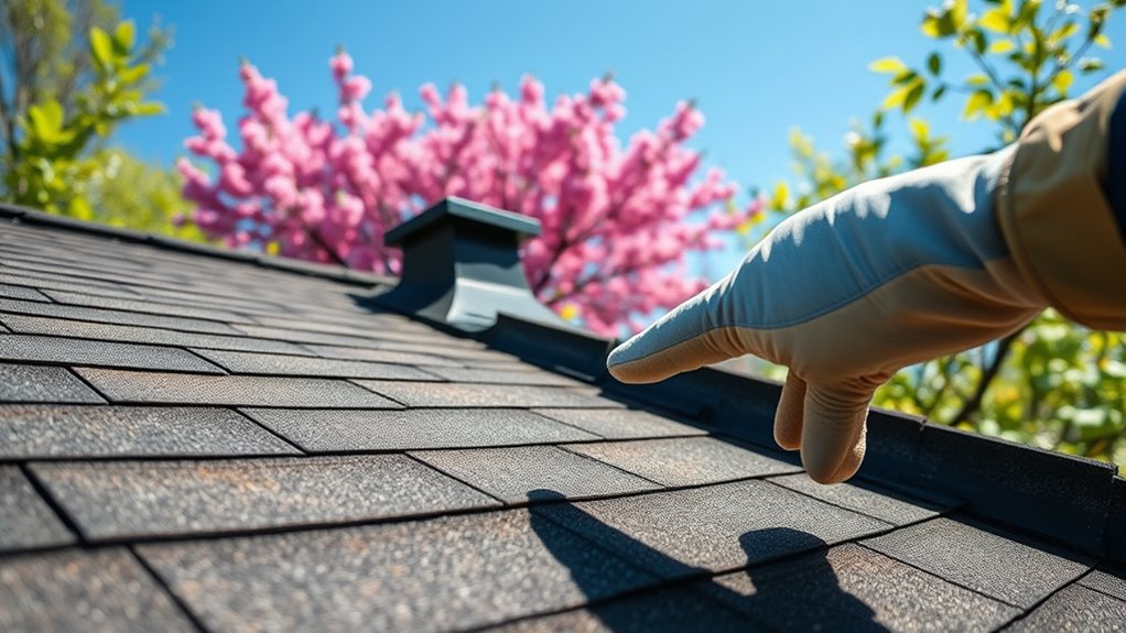 inspect roof for leaks