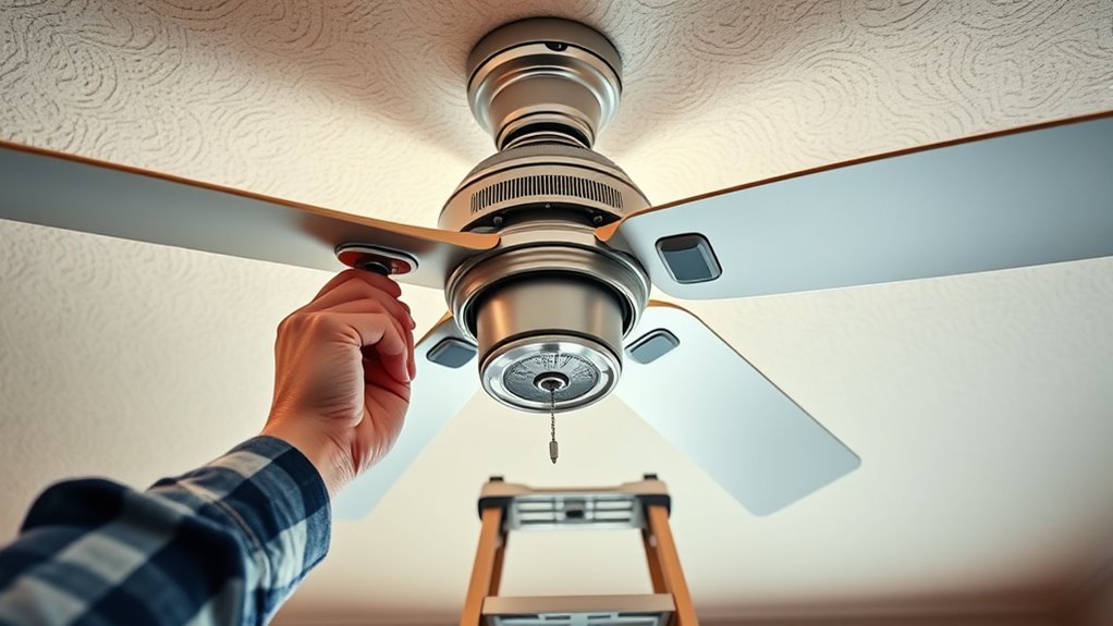 Beginner’s Guide to Installing a Ceiling Fan 3 install wire balance maintain