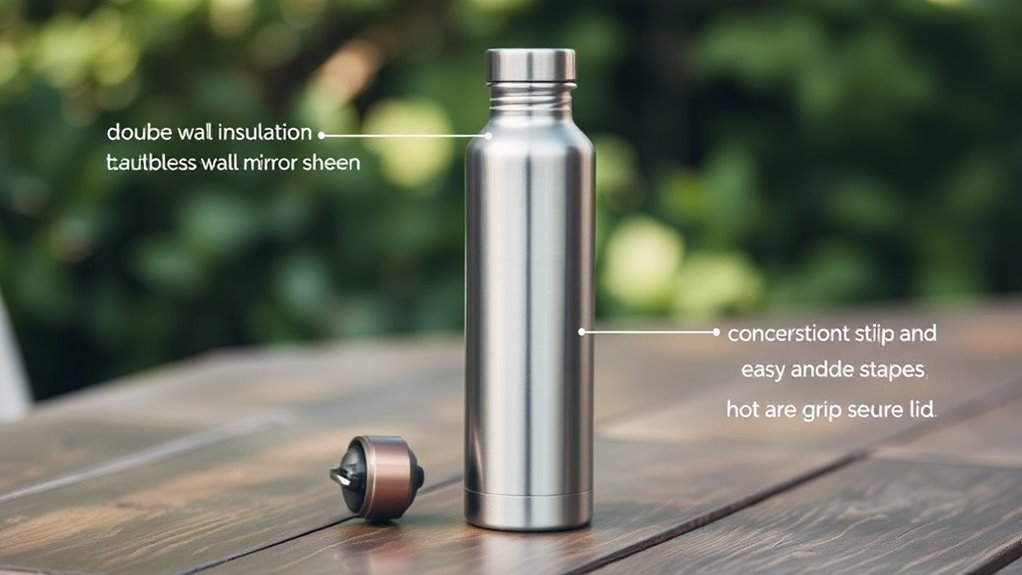 15 Best Stainless Steel Water Bottles That Keep Drinks Cold and Hot All Day 33 insulation durability size leak proof