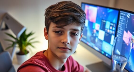 limit screen time to prevent eye strain