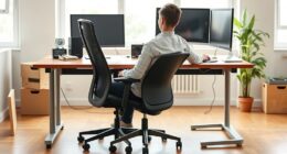 maintain proper posture ergonomics