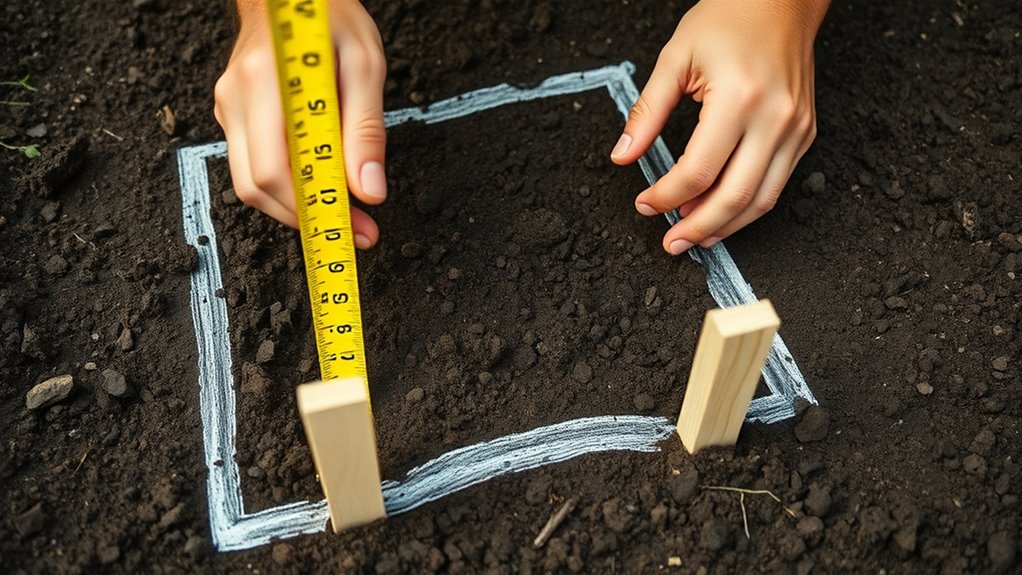 How to Build a Raised Garden Bed 6 mark measure plan prepare