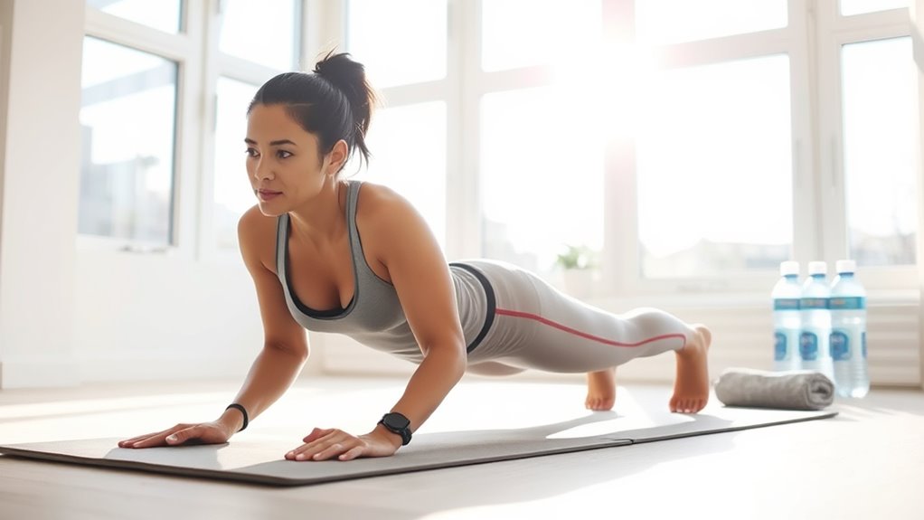 modified push up strength progression