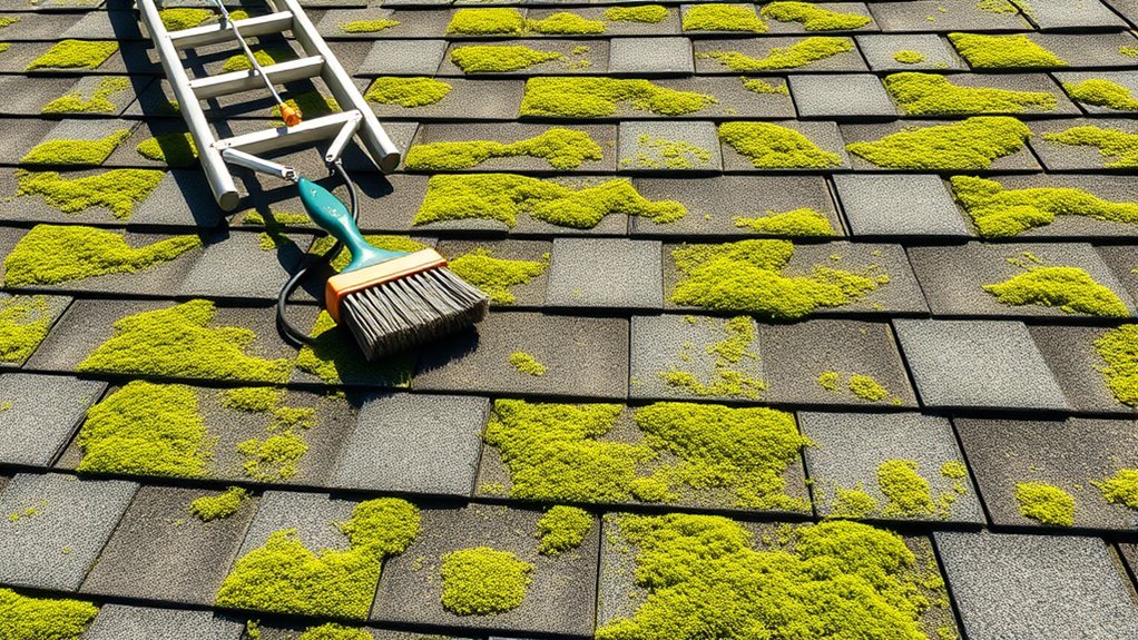 prevent moss and algae buildup