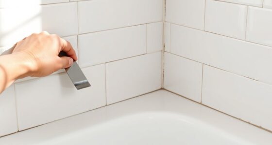 regrouting tiles for bathroom