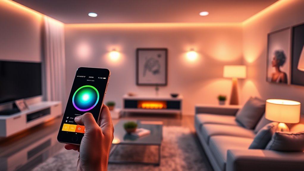 A Beginner’s Guide to Smart Lighting in Your Home 3 remote customizable energy efficient lighting