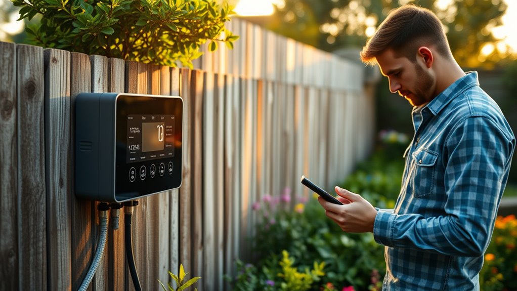 remote garden water management