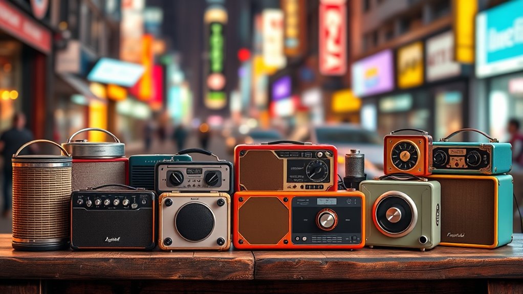 retro bluetooth speakers list