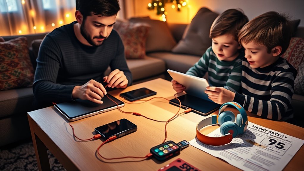 safe secure holiday tech setup