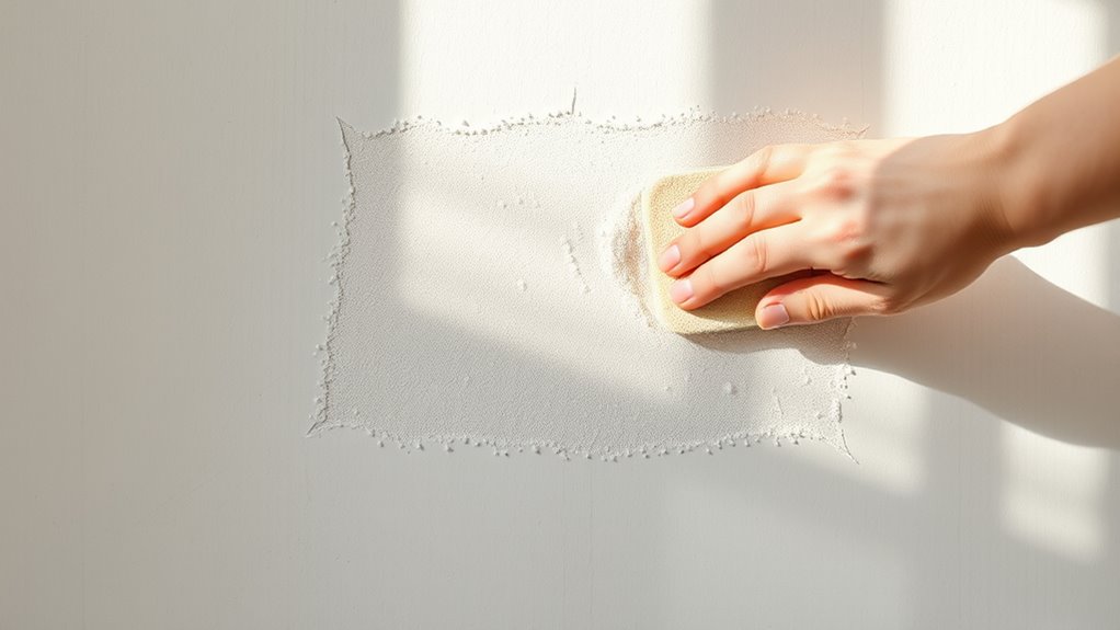 Simple Drywall Repairs: Fixing Holes and Cracks 8 sand smooth blend seal