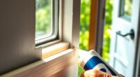 seal gaps around windows
