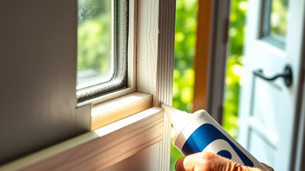 seal gaps around windows