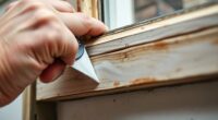 seal gaps to prevent drafts