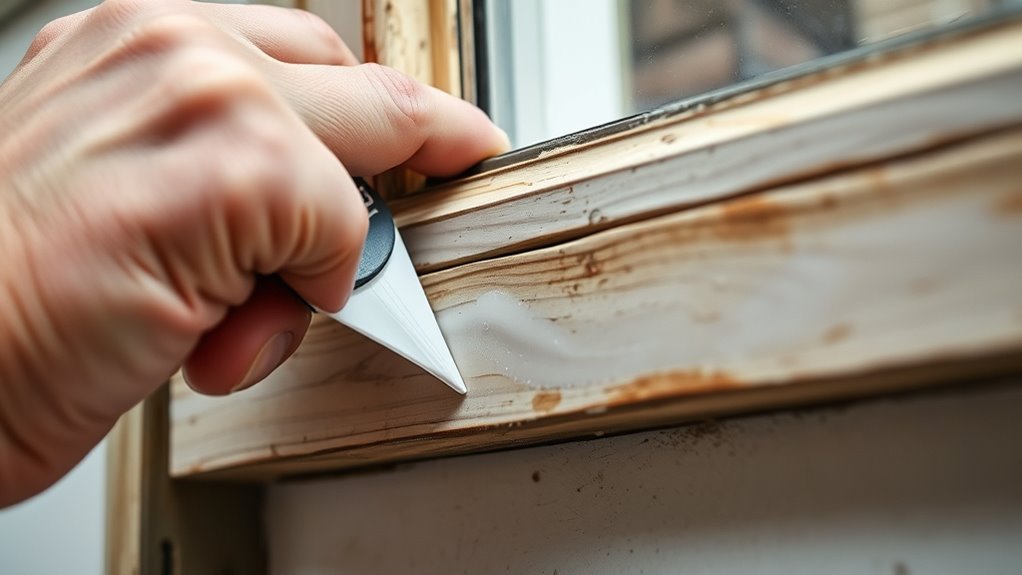seal gaps to prevent drafts