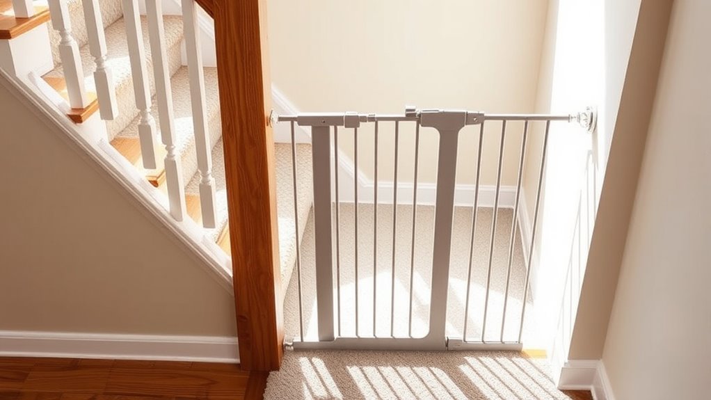 15 Best Baby Safety Gates for Stairs That Keep Your Little One Safe and Secure 33 secure adjustable stair gate