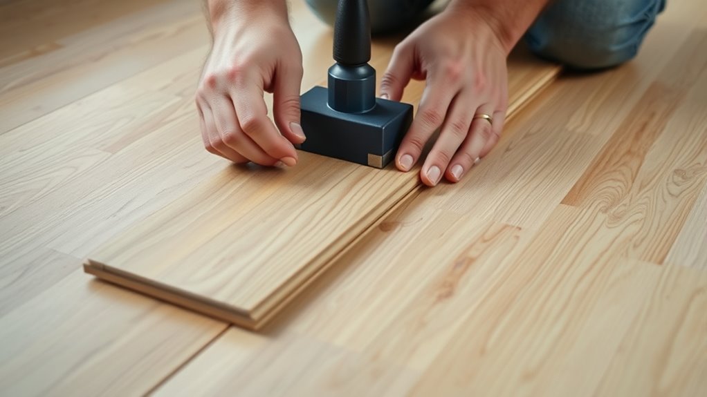 How to Install Laminate Flooring Yourself 7 secure click stagger fit