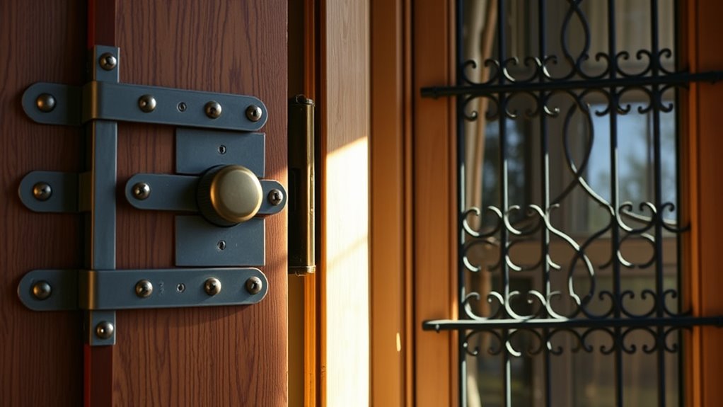 secure doors and windows