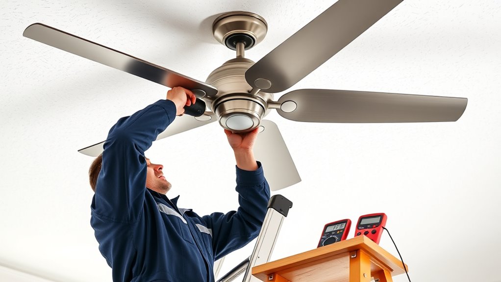 Installing a Ceiling Fan: Step-by-Step Guide 7 secure test balance verify