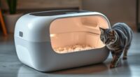 smart automated cat litter boxes