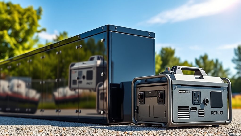 solar batteries outperform generators