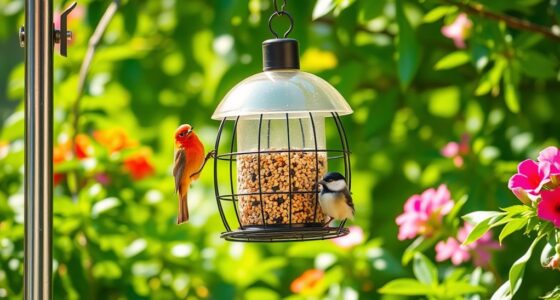 squirrel proof bird feeder options
