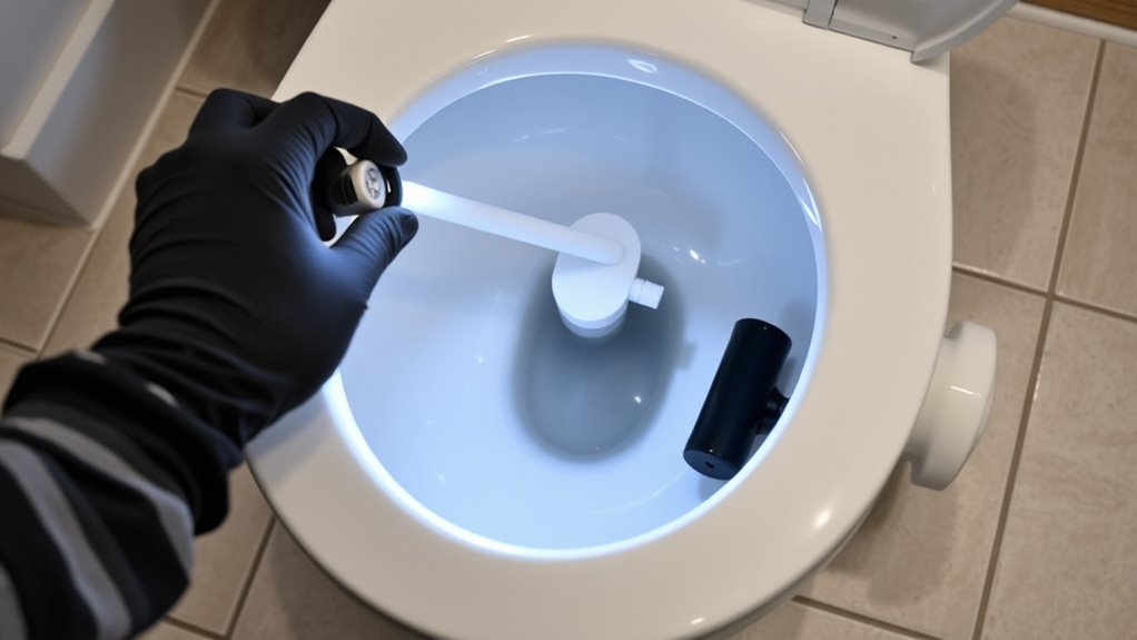 test adjust flush check