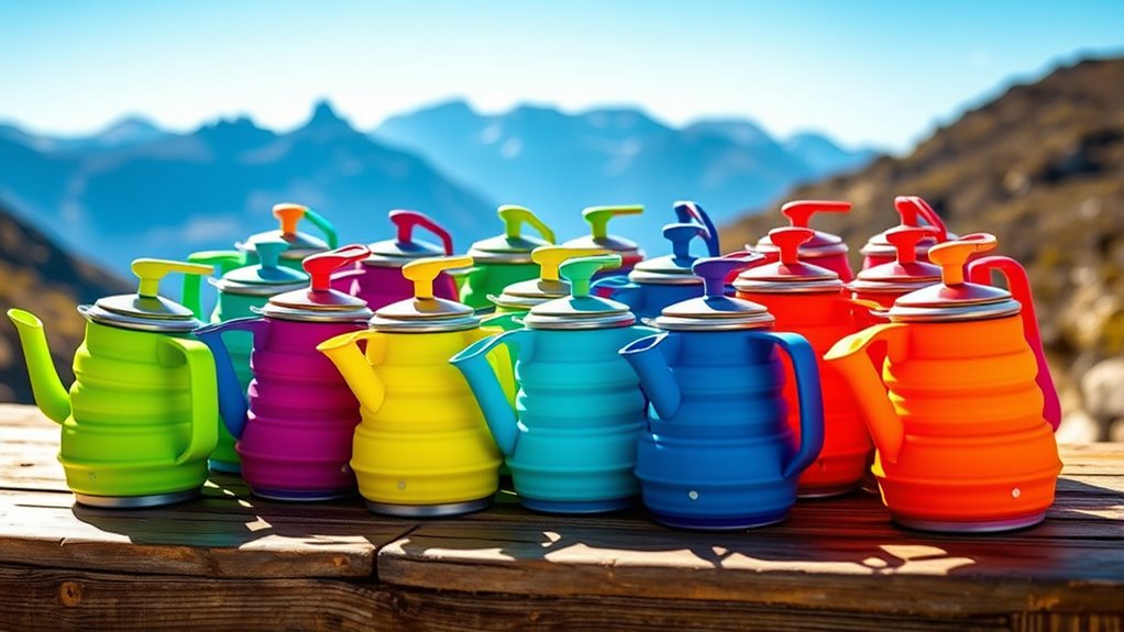 top collapsible silicone kettles
