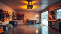 top garage heating options