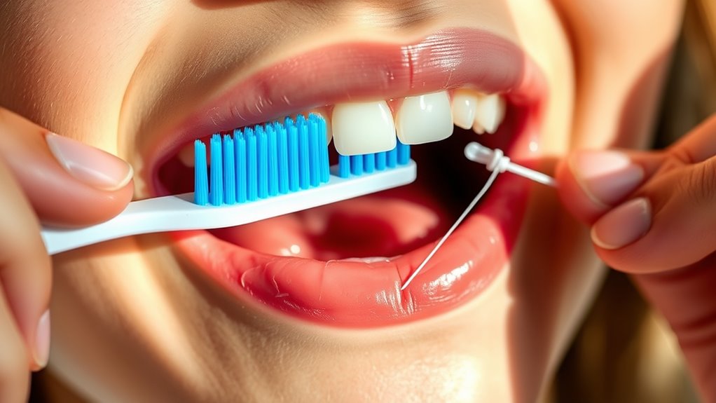 Dental Care at Home: Proper Brushing and Flossing Techniques 4 use gentle circular brushing
