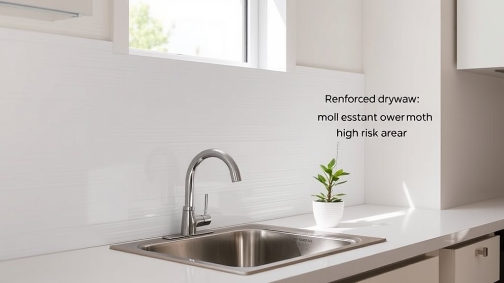 use mold resistant materials