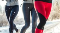 winter running tights selection