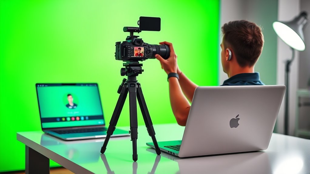 optimize green screen setup