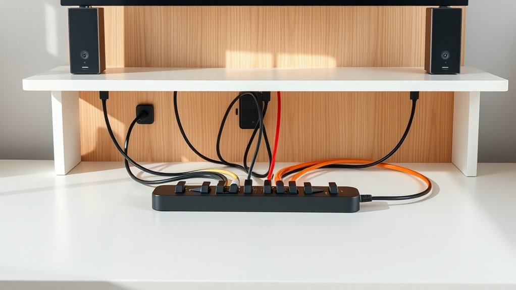 DIY Cable Management: 7 Tricks for an Instagram‑Worthy Desk 8 organize and secure power outlets
