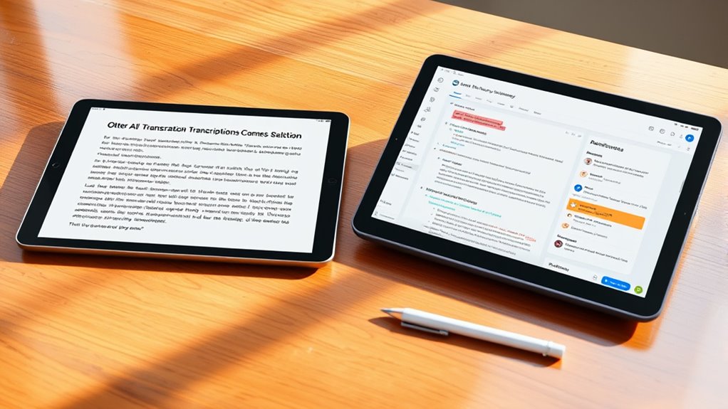 transcription accuracy and features