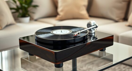 vintage inspired bluetooth record players