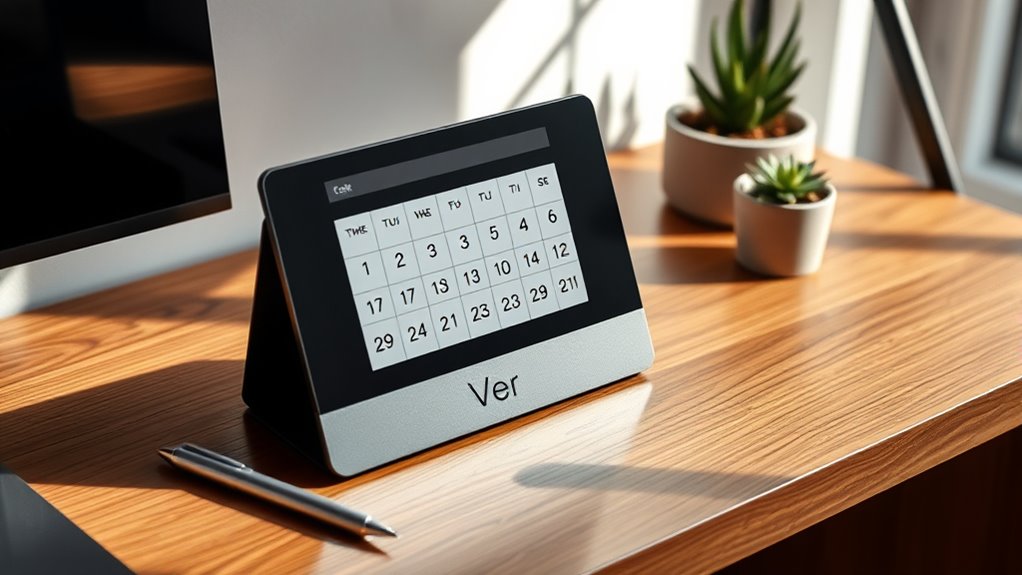 e ink calendar selection criteria