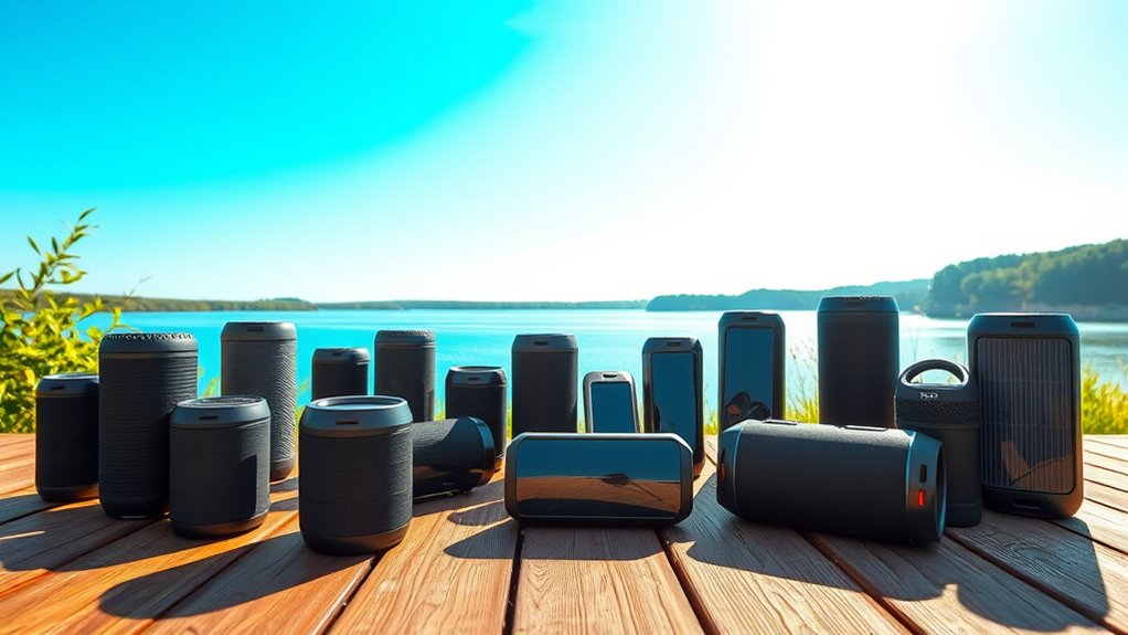 eco friendly solar bluetooth speakers