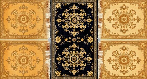 elegant distressed silk rugs